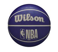 Bal n de baloncesto para exteriores WILSON NBA DRV, color ndigo y beige, talla 6-28,5
