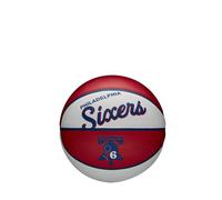 Bal?n de baloncesto retro en miniatura del equipo NBA WILSON de los Philadelphia 76ers