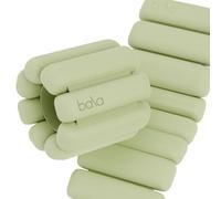 Bala Brazaletes de 2 piezas, 1 libra, salvia | Correas ponderadas ajustables para entrenamiento de brazos y piernas: pilates, yoga, senderismo, entrenamiento de barra y