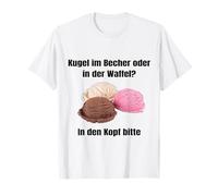 ¿Bala en la taza o el waffle? Camiseta