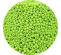 Bala&Fillic 2 mm claro verde Color perlas de semilla 9000pcs/100 gramos en bolsa, 12/0 Light Green Seed Beads for Making Jewelry Earring Pulseras necklace (Light Green)