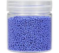 Bala&Fillic Cuentas redondas de 2 mm para enhebrar, 10.000 unidades/110 gramos en caja, perlas de cristal índigo 12/0 pequeñas cuentas para hacer joyas, pendientes, pulseras, collar (índigo)