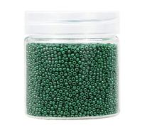 Bala&Fillic Cuentas semilladas redondas de 2 mm, 10000 unidades/110 gramos en caja 12/0 Amy Green Seed Beads Small Craft Seed Beads for Making Jewelry Earring Bracelets cuello (Amy Green)