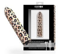 Bala vibradora recargable Leopard