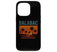 Balabac Filipinas Isla Filipina Retro Beach Design Carcasa para iPhone 13 Pro