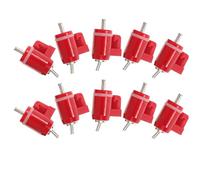 Balacoo 10 Piezas de Bebederos Automáticos para Pollos Tetinas de Plástico y Metal, Ideales para Granjas Avícolas y Uso Doméstico, Sistema de Conexión a Cubeta