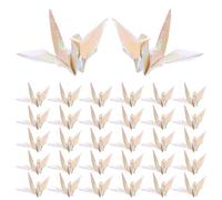Balacoo 100 Piezas de Grullas de Origami Hechas a Mano Papel Resistente al Agua para Decoración Elegante de Bodas y Fiestas al Aire Libre
