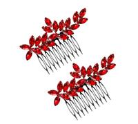 Balacoo 2 Pcs Peinetas de Boda con Gemas de Imitación, Accesorios Cabello de Novia con Diseño Único, para Bodas y Eventos Formales