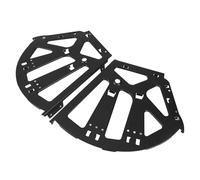 Balacoo 2 Piezas Bisagras de Hierro Negro para Zapatero Abatible Diseño de Tres Capas, Herrajes para Cajón Ahorradores de Espacio Ideales para Hogar y Oficina