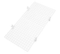 Balacoo 2 Piezas Separador de Acuario de Plástico Blanco para Aislar Peces Enfermos y Agresivos, Divisor Resistente para Tanque de Peces en Acuarios