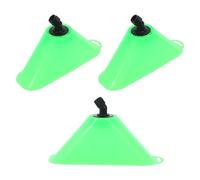 Balacoo 3 Piezas Accesorios para Pulverizadores con Boquilla de Pulverización en Forma de Trompeta y Abanico, Material Plástico Verde, Reduce Deriva Química en Huertos y Campos