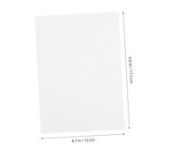 Balacoo 50 piezas Tarjetas Blancas Interiores para DIY Papel Blanco Aptas para Felicitaciones Tarjetas de Cumpleaños y de Escritura Pack
