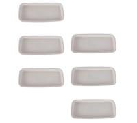 Balacoo 6 Bandejas de Riego de Plástico para Plantas y Macetas Gran Capacidad, Diseño Simple y Protección para Bonsáis, Ideales para Fiesta Verano