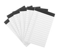 Balacoo 6 Cuadernos Pequeños de Diario A7 Hojas Rayadas, Cuaderno de Notas Compacto y Portátil de Papel Blanco para Estudiantes y Profesionales en Viajes o Estudio