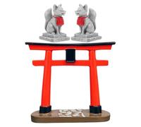 Balacoo Adorno Miniatura de Torii para Acuario, Figura de Resina Robusta