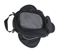 Balacoo Bolsa Magnética Sobredepósito para Motocicleta, Oxford Negro | Organizador para Trayectos Diarios y Turismo, Admite Móvil de 6,3 Pulgadas, Acceso Rápido