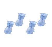 Balacoo Botas y Portátiles Impermeables para Perros de Lluvia 4 Piezas Azules de Tep, Antideslizantes para Exteriores y Días Lluviosos
