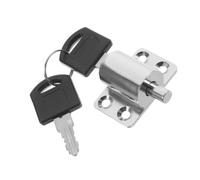 Balacoo Cerradura de Seguridad Prevención de Apertura para Ventanas Corredizas de Aleación de Zinc, Bloqueo Ajustable y Protección para Puertas y Ventanas Horizontales