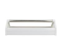Balacoo Comedero para Aves Antisalpicaduras en Forma de Jaula, Plástico Acero Inoxidable Blanco, Adecuado para Jardines y Campos