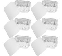 Balacoo de Revestimientos Desechables Capacidad 600ml 50 Piezas de Papel de Aluminio Multifuncionales para Freidoras de Aire Ideales para Bbq y Actividades Importantes