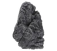 Balacoo Decoración Negra Piedra Realista de Pecera de Resina
