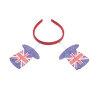 Balacoo Diadema Bandera Británica de Fieltro para Fiesta y Partido Deportivo, Diseño Único y Ligera para Comodidad Versátil en Celebraciones Patrióticas