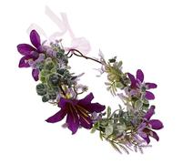 Balacoo Diadema Floral para Novia y Niñas Tocado Boda con Flores Artificiales Versátil para Fiestas Fotografía y Celebraciones Especiales