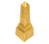 Balacoo Estatua de Obelisco Egipcio Antiguo de Resina, Adorno Egipcio de Escritorio Pequeño y Decorativo, Micropaisaje Obelisco de Egipto para Embellecimiento del Hogar, Accesorio