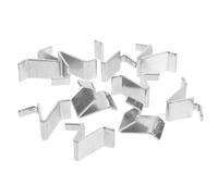 Balacoo Estructura Fuerte y Diseño Ligero 10 Clips Metálicos para Estantes de Gabinete de Hierro Plata para Uso en Casa