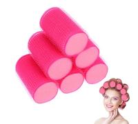Balacoo Hair Rollers de Esponja Autoadhesivos para Mujeres 8 Piezas, Rizadores sin Calor Que No Dañan el Cabello, Herramienta para Peinar el Cabello Fácil y Cómoda