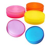 Balacoo Humedecedor de Dedos Material Esponja y Plástico Esponja Cilíndrica 5 Piezas Fácil de Limpiar y Multifuncional Color Aleatorio para Contar Dinero en Oficina