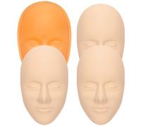 Balacoo Kit Profesional para Práctica de Tatuajes Piel Facial Falsa y Base Fija, Incluye Maniquí de Silicona para Técnicas de Micropigmentación y Bordado