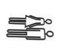 Balacoo Letrero de Identificación para Baño Metálico Negro de para Hombres y Mujeres Adhesivo para Puertas de Aseos y Lavabos Decoración para Restaurantes y Oficinas