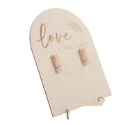 Balacoo Marco de Fotos de Madera para Ecografía Decoración para Recién Nacidos Soporte con Clip para Shower y Habitación Infantil