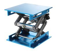 Balacoo Mesa Elevadora de Aluminio Soporte Elevador Resistente y Antióxido Plataforma Ajustable Manual para Laboratorio y Carpintería Fácil Instalación y Alta Capacidad de Carga