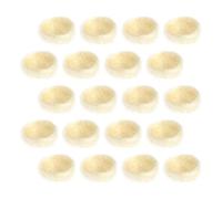 Balacoo Nidos Artificiales para Jaulas de Pájaros 20 Piezas Tamaño Estándar de Fibra Trenzada Color Bambú Accesorios Decorativos y Suministros en Jaulas y Balcones