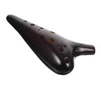 Balacoo Ocarina Profesional de Cerámica 12 Agujeros en Tono C Alto, Ligera y Portátil para Aficionados al Arte Sonoro, Incluye Bolsa de Almacenamiento