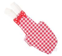 Balacoo Pañal Lavable para Pájaros Pequeños Rojo de Algodón, Traje de Vuelo Reutilizable para Periquitos y Cacatúas, Fácil de Poner y Quitar