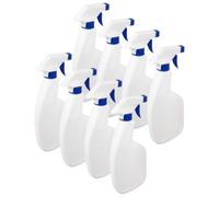 Balacoo Paquete de 8 Botellas Spray Pulverizadoras de 500ml en Pe Blanco Diseño Ergonómico para Uso Comercial y Doméstico Aplicando Soluciones de Limpieza