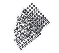 Balacoo Pegatinas Reflectantes para Escáner 3D Puntos de Referencia Película Pet Resistente y Práctica, 5 Hojas para Uso Profesional en Escaneo 3D, Diseño Ligero y Duradero