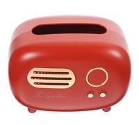Balacoo Porta Pañuelos de Plástico Rojo para Comedor y Escritorio Profesional, Caja Organizadora Moderna y Elegante para Mantener Limpio y Decorar el Hogar