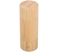 Balacoo Rodillo Facial Absorbente de Aceite Bambú y Piedra Bola Absorbente de Aceite de Piedra Compacto, Forma Redondeada, para Piel Grasa, Uso en Viaje Marcha