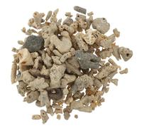 Balacoo Sustrato de Hueso de Coral para Acuario, Filtro y Decoración | Peces y Reptiles, Forma Aleatoria, Apto para Agua Dulce y Salada, Color Caqui, Corte a Medida