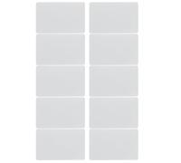 Balacoo Tarjetas limpiadoras para terminales de Tarjetas y cerraduras de Control de Acceso hotelero, 10 Piezas White de PVC, Mantenimiento en entornos financieros