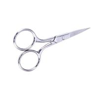 Balacoo Tijeras de Acero Inoxidable para Cejas y Vello Nasal con Punta Curva Recortadora de Barba y Bigote Diseño Ergonómico para Corte Preciso y Cómodo para Arreglo Facial