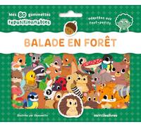 Balade en forêt - Ma pochette de gommettes repositionnables: 80 gommettes - dès 3 ans