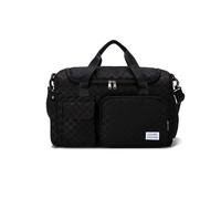 Balakaka Bolsa de Viaje 46×23×30 cm, 31L Grande Bolsa de Deporte con Compartimento para Zapatos y Ropa Mojada, Impermeable Bolsa de Gimnasio para Natación Viaje, Negro