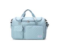Balakaka Bolsa de Viaje 46×23×30 cm, 31L Grande Bolsa de Deporte con Compartimento para Zapatos y Ropa Mojada, Impermeable Bolsa de Gimnasio para Natación Viaje, Azul Cielo