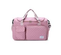 Balakaka Bolsa de Viaje 46×23×30 cm, 31L Grande Bolsa de Deporte con Compartimento para Zapatos y Ropa Mojada, Impermeable Bolsa de Gimnasio para Natación Viaje, Rojo Rosa