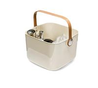 Balakaka Cesta Portátil Para Carrito De Ducha Con Orificio de Drenaje, Canasto Organizador de Baño con Asas, Gran Capacidad Estantes para Ducha Para Baño Cocina